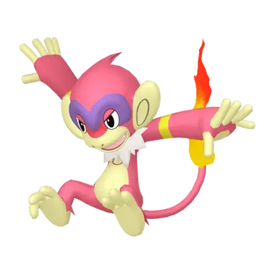 #0391 Monferno Shiny 6IV Hidden Ability In-game Trade Pkm Go